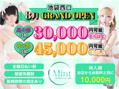 池袋セクキャバ「Mint（ミント）」の高収入求人